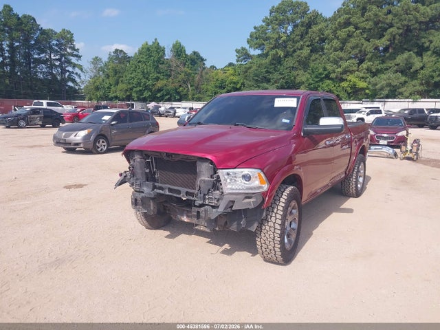 2015 Ram 1500 Laramie მანქანა იყიდება აუქციონზე, vin: 1C6RR7NTXFS561318, აუქციონის ნომერი: 45381596