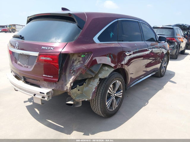 Продаж на аукціоні авто 2018 Acura Mdx, vin: 5J8YD4H33JL019902, номер лоту: 45381615