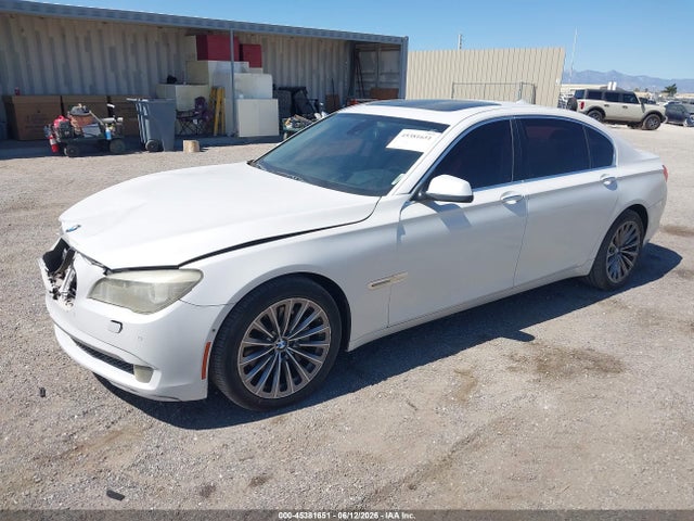 2012 Bmw 740li მანქანა იყიდება აუქციონზე, vin: WBAKB4C51CC576021, აუქციონის ნომერი: 45381651