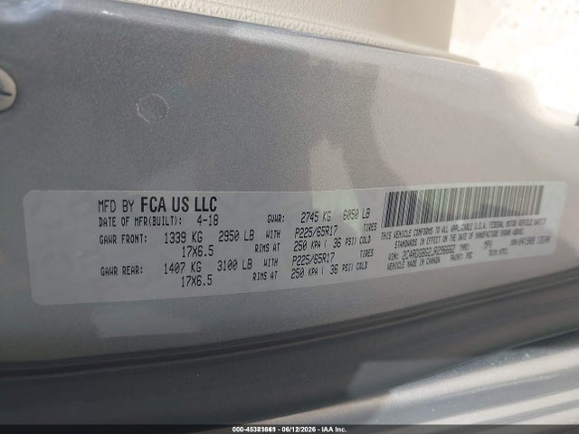 Dodge Grand Caravan Se 2018 2C4RDGBG2JR296662 Image 9