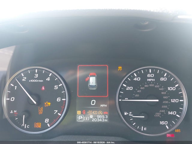 2025 Subaru Crosstrek Premium მანქანა იყიდება აუქციონზე, vin: JF2GUHDC6S8273214, აუქციონის ნომერი: 45381714
