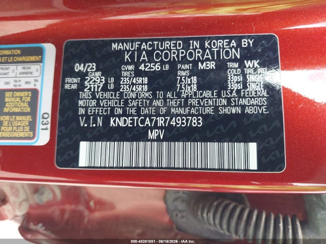 KIA Seltos Sx Turbo 2024 KNDETCA71R7493783 Image 9