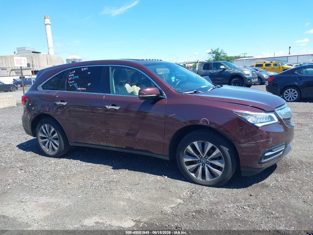 Продажа на аукционе авто 2014 Acura Mdx Technology Package, vin: 5FRYD4H44EB043964, номер лота: 45381949