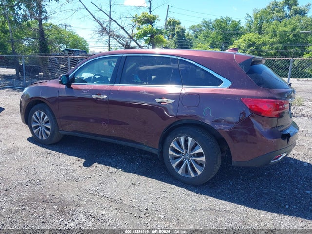 Aukcja sprzedaży 2014 Acura Mdx Technology Package, vin: 5FRYD4H44EB043964, numer aukcji: 45381949