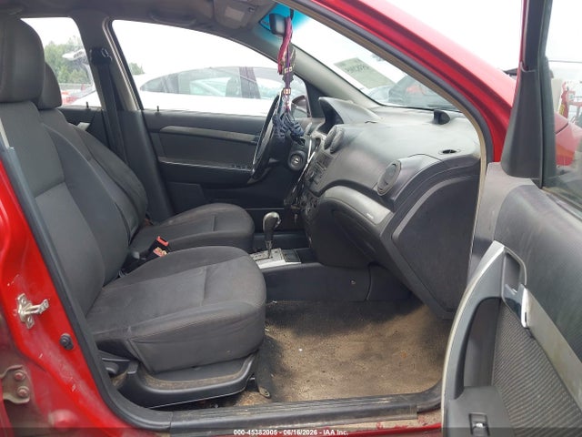 Aukcja sprzedaży 2011 Chevrolet Aveo 1lt, vin: KL1TD5DE4BB149482, numer aukcji: 45382005