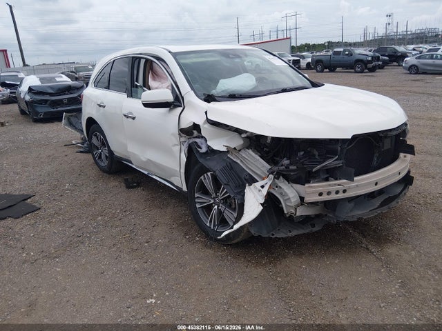 45382115 :رقم المزاد ، 5FRYD3H32HB010967 vin ، 2017 Acura Mdx مزاد بيع