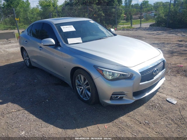 2015 Infiniti Q50 Premium მანქანა იყიდება აუქციონზე, vin: JN1BV7AR5FM411365, აუქციონის ნომერი: 45382135