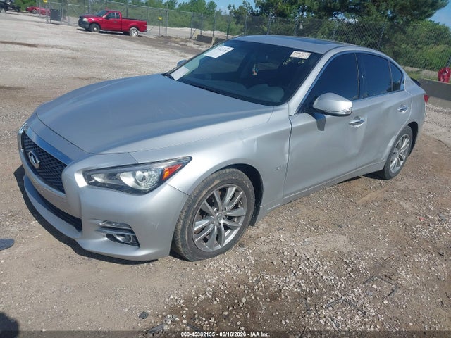 2015 Infiniti Q50 Premium მანქანა იყიდება აუქციონზე, vin: JN1BV7AR5FM411365, აუქციონის ნომერი: 45382135