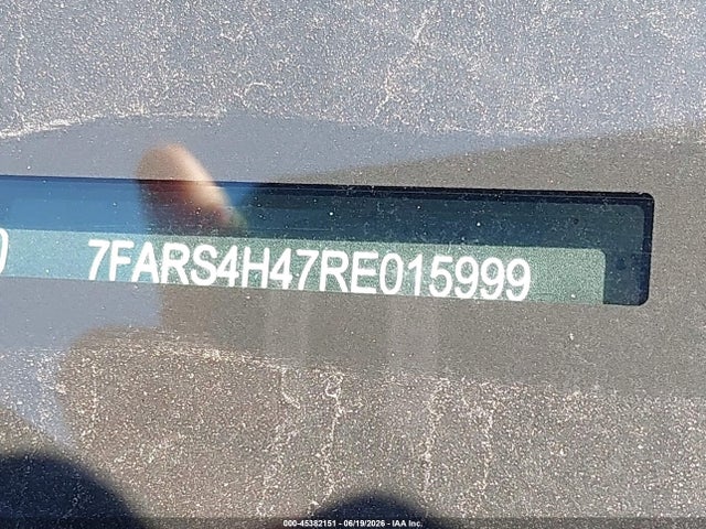 2024 Honda Cr-v Ex Awd მანქანა იყიდება აუქციონზე, vin: 7FARS4H47RE015999, აუქციონის ნომერი: 45382151