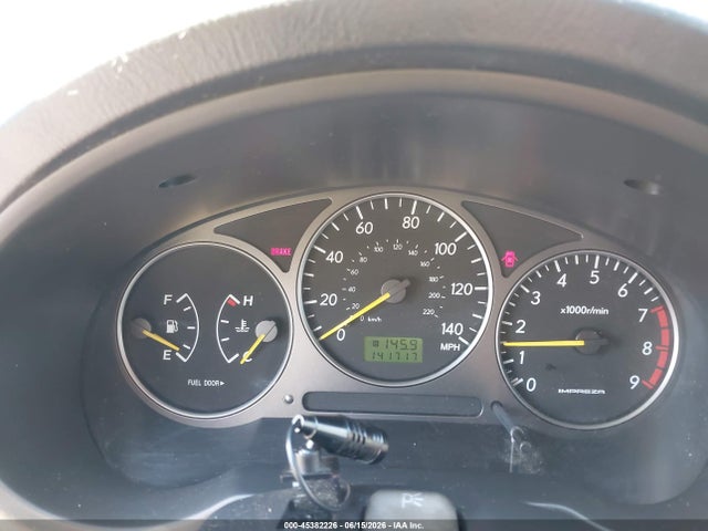 Aukcja sprzedaży 2002 Subaru Impreza Wrx, vin: JF1GD29692G520767, numer aukcji: 45382226