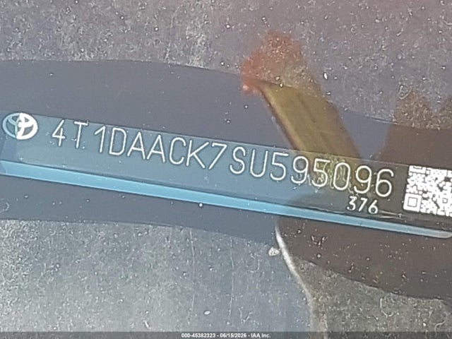 Aukcja sprzedaży 2025 Toyota Camry Se, vin: 4T1DAACK7SU595096, numer aukcji: 45382323