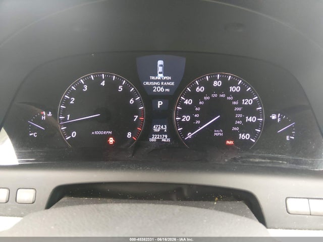 Auction sale of the 2010 Lexus Ls 460, vin: JTHBL5EF4A5093232, lot number: 45382331