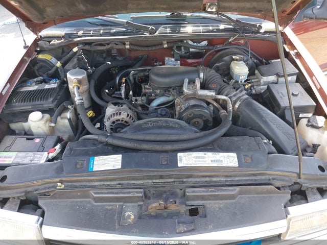1998 Chevrolet S-10 Ls მანქანა იყიდება აუქციონზე, vin: 1GCCS19X9W8150051, აუქციონის ნომერი: 45382448