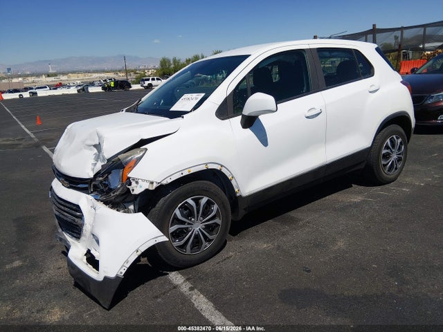 2017 Chevrolet Trax Ls მანქანა იყიდება აუქციონზე, vin: KL7CJKSB6HB212046, აუქციონის ნომერი: 45382470