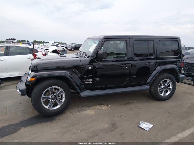 Продажа на аукционе авто 2021 Jeep Wrangler Unlimited Sahara 4x4, vin: 1C4HJXEG8MW550418, номер лота: 45382542