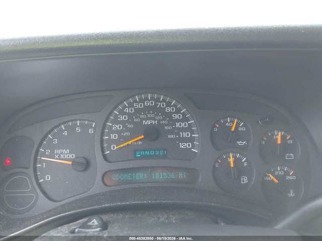 45382550 :رقم المزاد ، 1GCEC14X33Z297095 vin ، 2003 Chevrolet Silverado 1500 Work Truck مزاد بيع