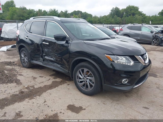 2016 Nissan Rogue Sl მანქანა იყიდება აუქციონზე, vin: 5N1AT2MVXGC823150, აუქციონის ნომერი: 45382595