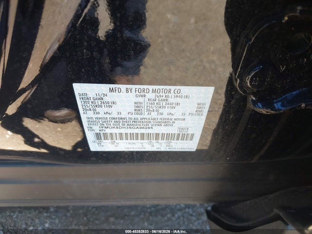 Ford Explorer Active 2025 1FMUK8DH3SGA96285 Image 9