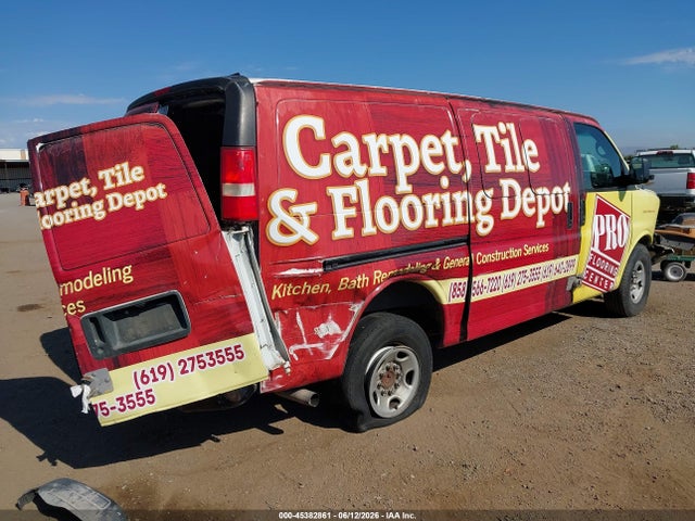 45382861 :رقم المزاد ، 1GCGG25U971234174 vin ، 2007 Chevrolet Express Work Van مزاد بيع