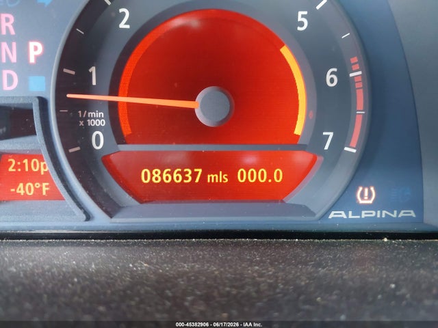 2008 Bmw Alpina B7 მანქანა იყიდება აუქციონზე, vin: WBAHL835X8DT89747, აუქციონის ნომერი: 45382906