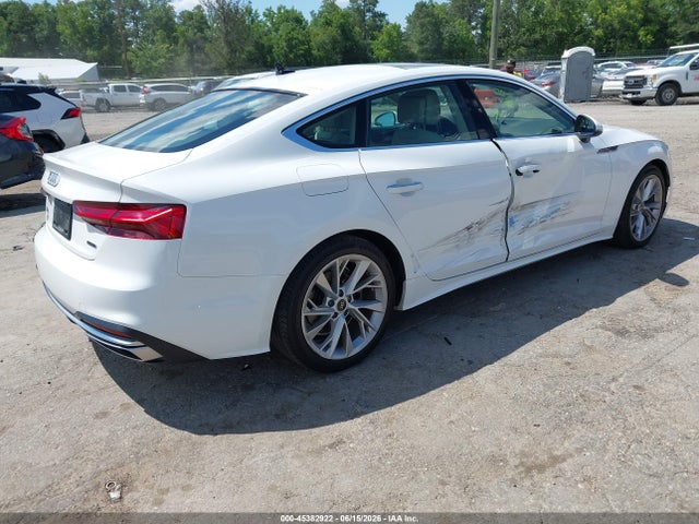 45382922 :رقم المزاد ، WAUABCF56NA014521 vin ، 2022 Audi A5 Sportback Premium 40 Tfsi Quattro S Tronic مزاد بيع