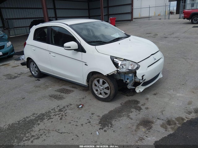2015 Mitsubishi Mirage Es მანქანა იყიდება აუქციონზე, vin: ML32A4HJ7FH031298, აუქციონის ნომერი: 45382926