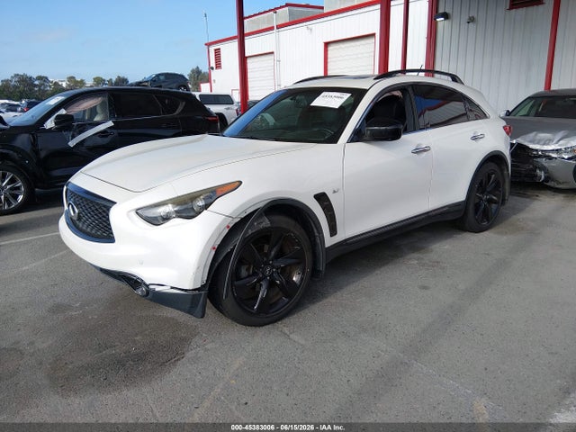 45383006 :رقم المزاد ، JN8CS1MUXHM140219 vin ، 2017 Infiniti Qx70 مزاد بيع