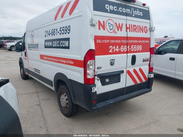 Продаж на аукціоні авто 2019 Ram Promaster 2500 High Roof 159 Wb, vin: 3C6TRVDG0KE559928, номер лоту: 45383030