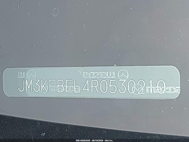 45383429 :رقم المزاد ، JM3KFBEL4R0530210 vin ، 2024 Mazda Cx-5 2.5 S Premium Plus مزاد بيع