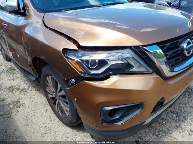 2017 Nissan Pathfinder Sl მანქანა იყიდება აუქციონზე, vin: 5N1DR2MM1HC609071, აუქციონის ნომერი: 45383478