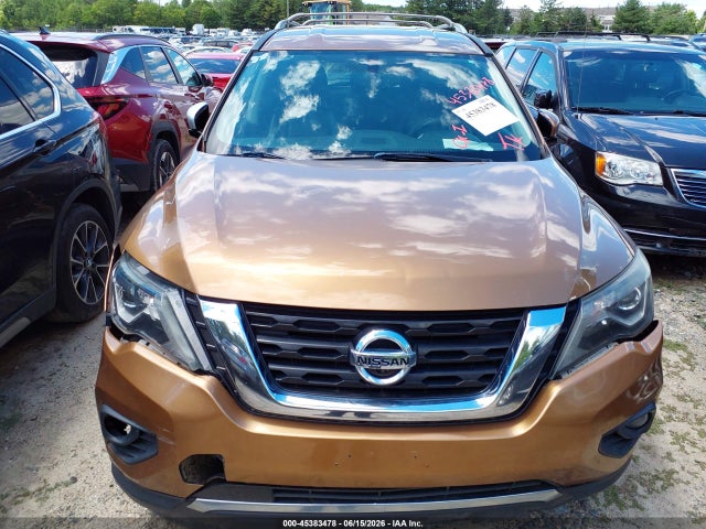 2017 Nissan Pathfinder Sl მანქანა იყიდება აუქციონზე, vin: 5N1DR2MM1HC609071, აუქციონის ნომერი: 45383478