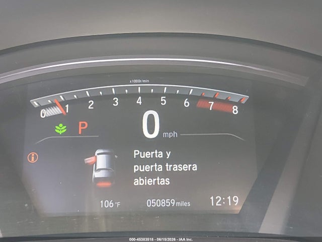2HKRW1H55NH400044 Honda Cr-v 2wd Ex