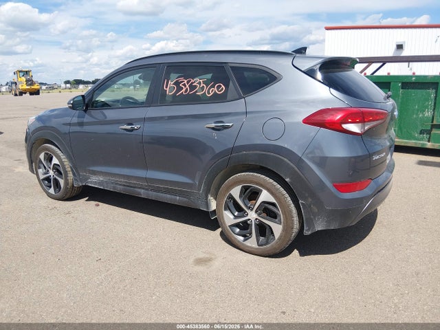 2016 Hyundai Tucson Limited მანქანა იყიდება აუქციონზე, vin: KM8J3CA24GU105555, აუქციონის ნომერი: 45383560