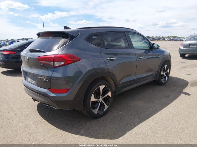 2016 Hyundai Tucson Limited მანქანა იყიდება აუქციონზე, vin: KM8J3CA24GU105555, აუქციონის ნომერი: 45383560