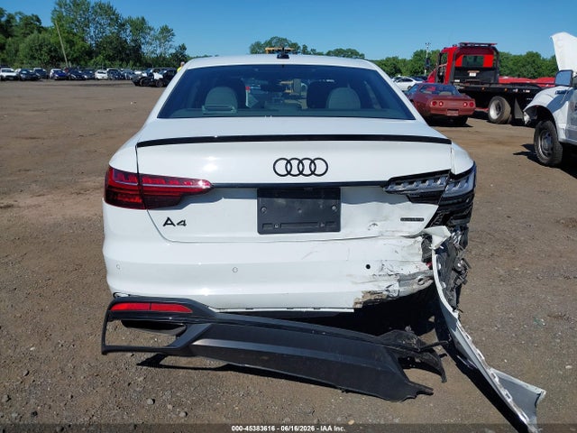 2023 Audi A4 Premium Plus 45 Tfsi S Line Quattro S Tronic მანქანა იყიდება აუქციონზე, vin: WAUEAAF4XPA008286, აუქციონის ნომერი: 45383616