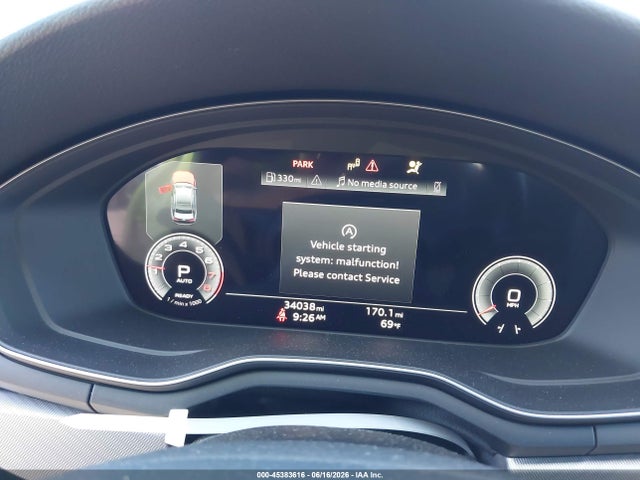 Aukcja sprzedaży 2023 Audi A4 Premium Plus 45 Tfsi S Line Quattro S Tronic, vin: WAUEAAF4XPA008286, numer aukcji: 45383616