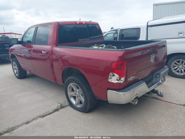 45383618 :رقم المزاد ، 1C6RD6LT9CS312998 vin ، 2012 Ram 1500 Lone Star مزاد بيع