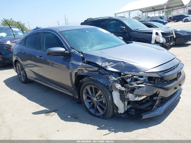 45383620 :رقم المزاد ، 19XFC1F3XME201975 vin ، 2021 Honda Civic Ex مزاد بيع