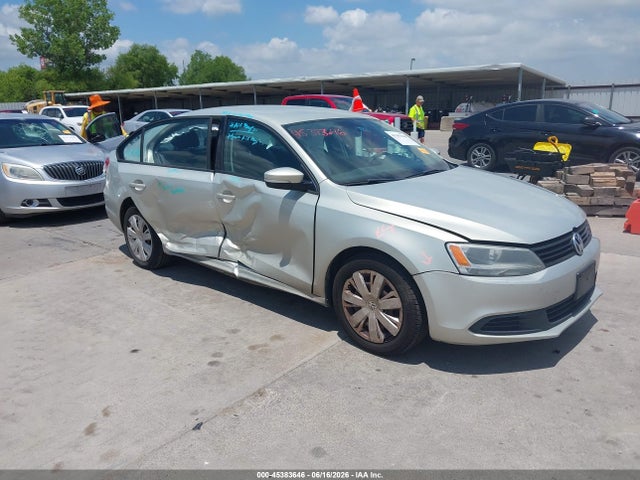 2012 Volkswagen Jetta 2.5l Se მანქანა იყიდება აუქციონზე, vin: 3VWDP7AJ2CM023209, აუქციონის ნომერი: 45383646