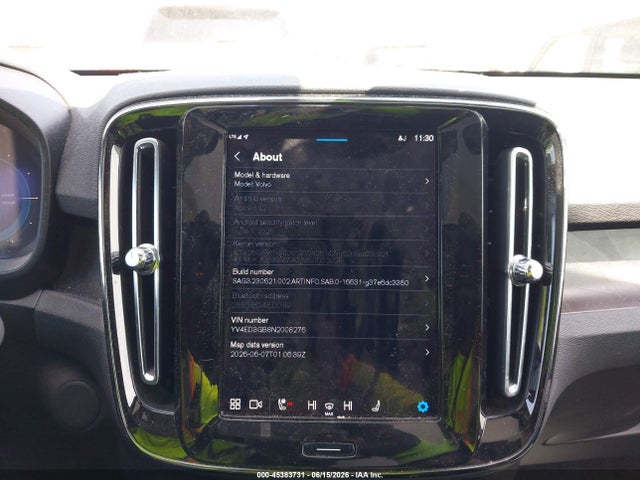 YV4ED3GB8N2008276 Volvo C40 Recharge Pure Electric P8 Ultimate