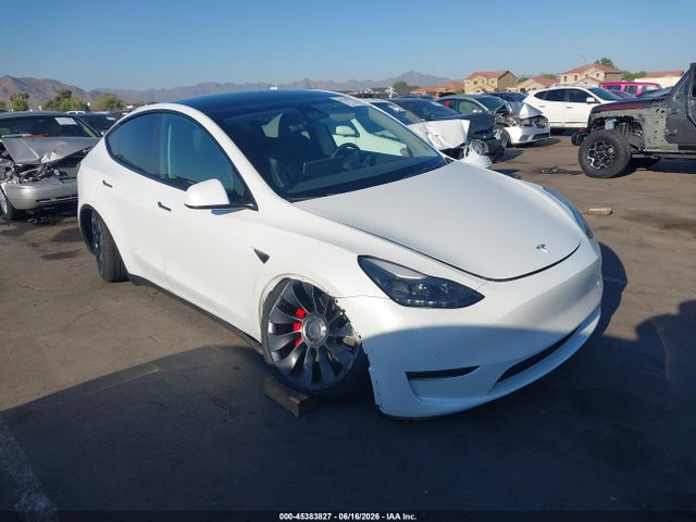 Продаж на аукціоні авто 2022 Tesla Model Y Performance Dual Motor All-wheel Drive, vin: 7SAYGDEFXNF409525, номер лоту: 45383827