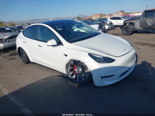 Продажа на аукционе авто 2022 Tesla Model Y Performance Dual Motor All-wheel Drive, vin: 7SAYGDEFXNF409525, номер лота: 45383827