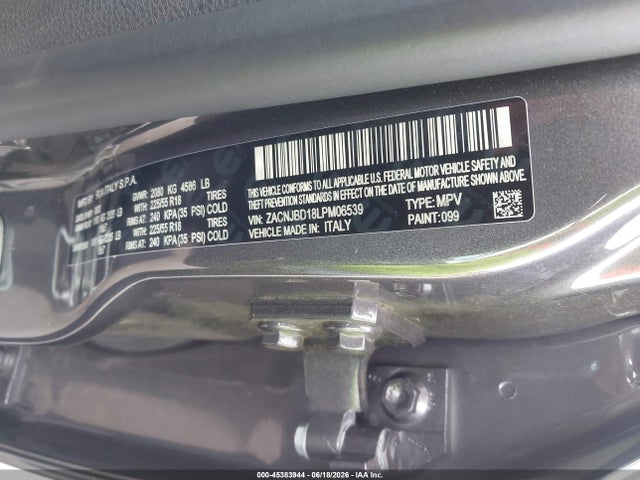 Продаж на аукціоні авто 2020 Jeep Renegade Limited 4x4, vin: ZACNJBD18LPM06539, номер лоту: 45383944