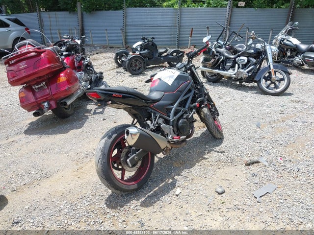 2023 Suzuki Sv650 მანქანა იყიდება აუქციონზე, vin: JS1VP55A2P7100435, აუქციონის ნომერი: 45384102