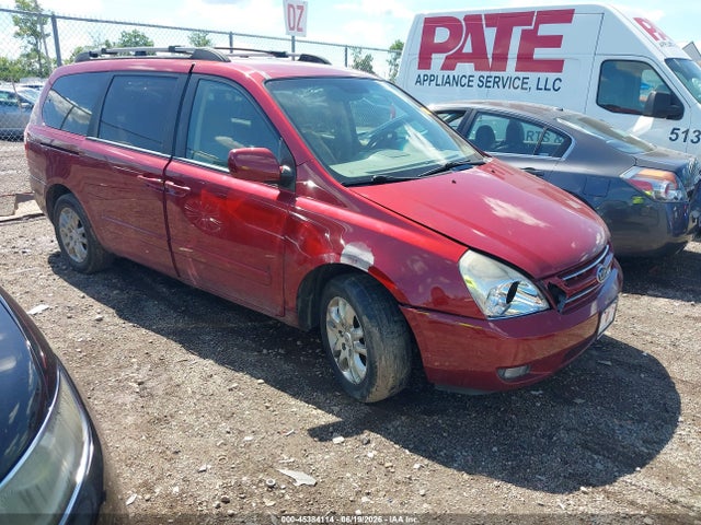 2008 Kia Sedona Ex მანქანა იყიდება აუქციონზე, vin: KNDMB233586248833, აუქციონის ნომერი: 45384114
