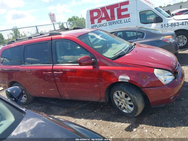 2008 Kia Sedona Ex მანქანა იყიდება აუქციონზე, vin: KNDMB233586248833, აუქციონის ნომერი: 45384114