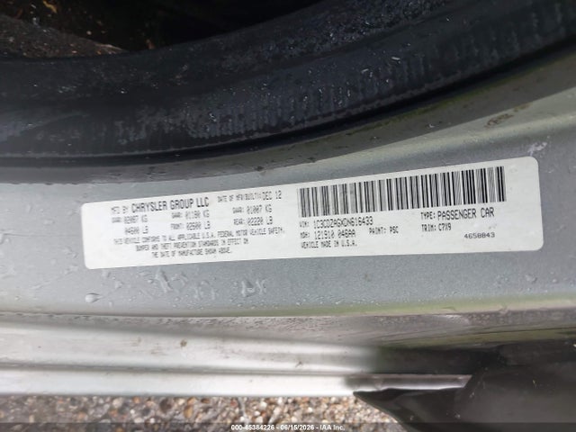 Aukcja sprzedaży 2013 Dodge Avenger Se V6, vin: 1C3CDZAGXDN616433, numer aukcji: 45384226