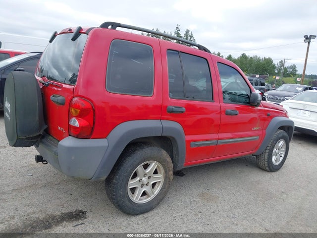 2004 Jeep Liberty Sport მანქანა იყიდება აუქციონზე, vin: 1J4GL48K24W201527, აუქციონის ნომერი: 45384237