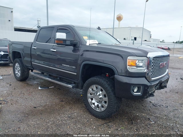 45384386 :رقم المزاد ، 1GT120E80FF682607 vin ، 2015 Gmc Sierra 2500hd Available Wifi Denali مزاد بيع