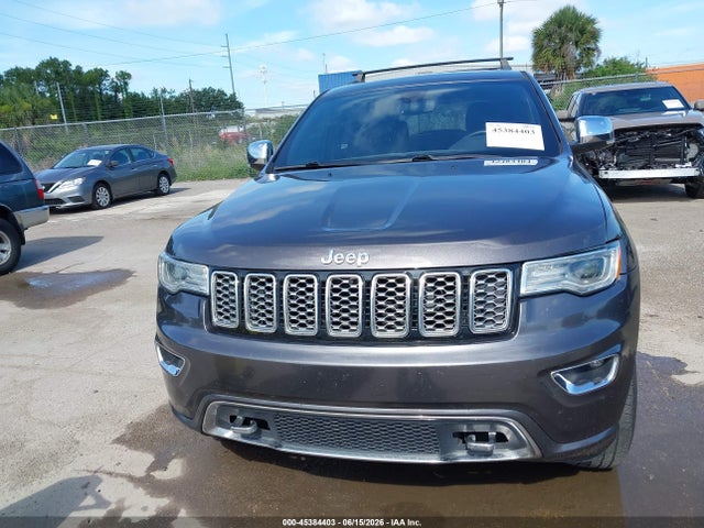 Aukcja sprzedaży 2018 Jeep Grand Cherokee Overland 4x2, vin: 1C4RJECM4JC428704, numer aukcji: 45384403